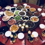 中国での豪華な家庭料理の例
