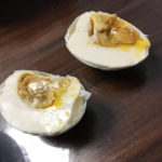 中国でよく食べる鴨の卵の塩漬け