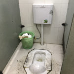 中国の個室トイレの写真